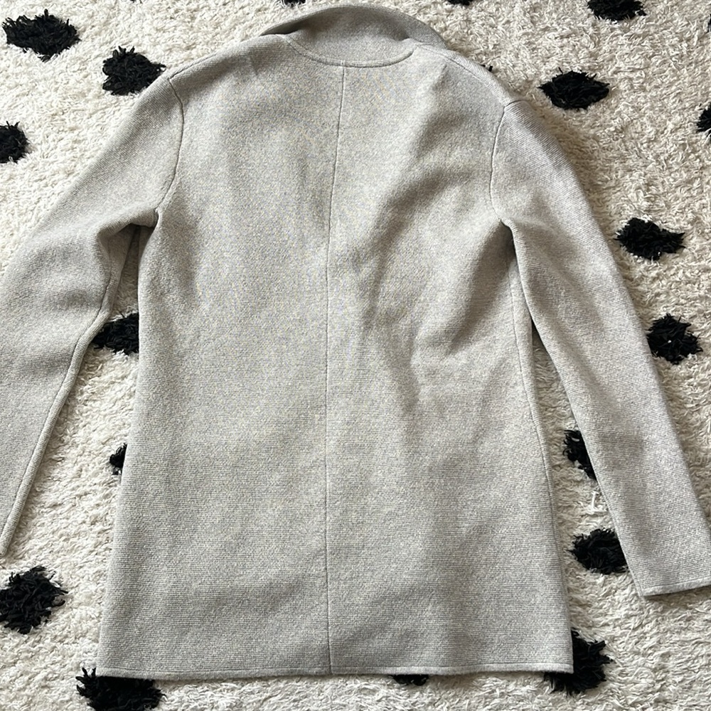 ❌SOLD❌J.Crew size XS merino wool Women's Gray Blazer Jacket - Picture 8 of 10